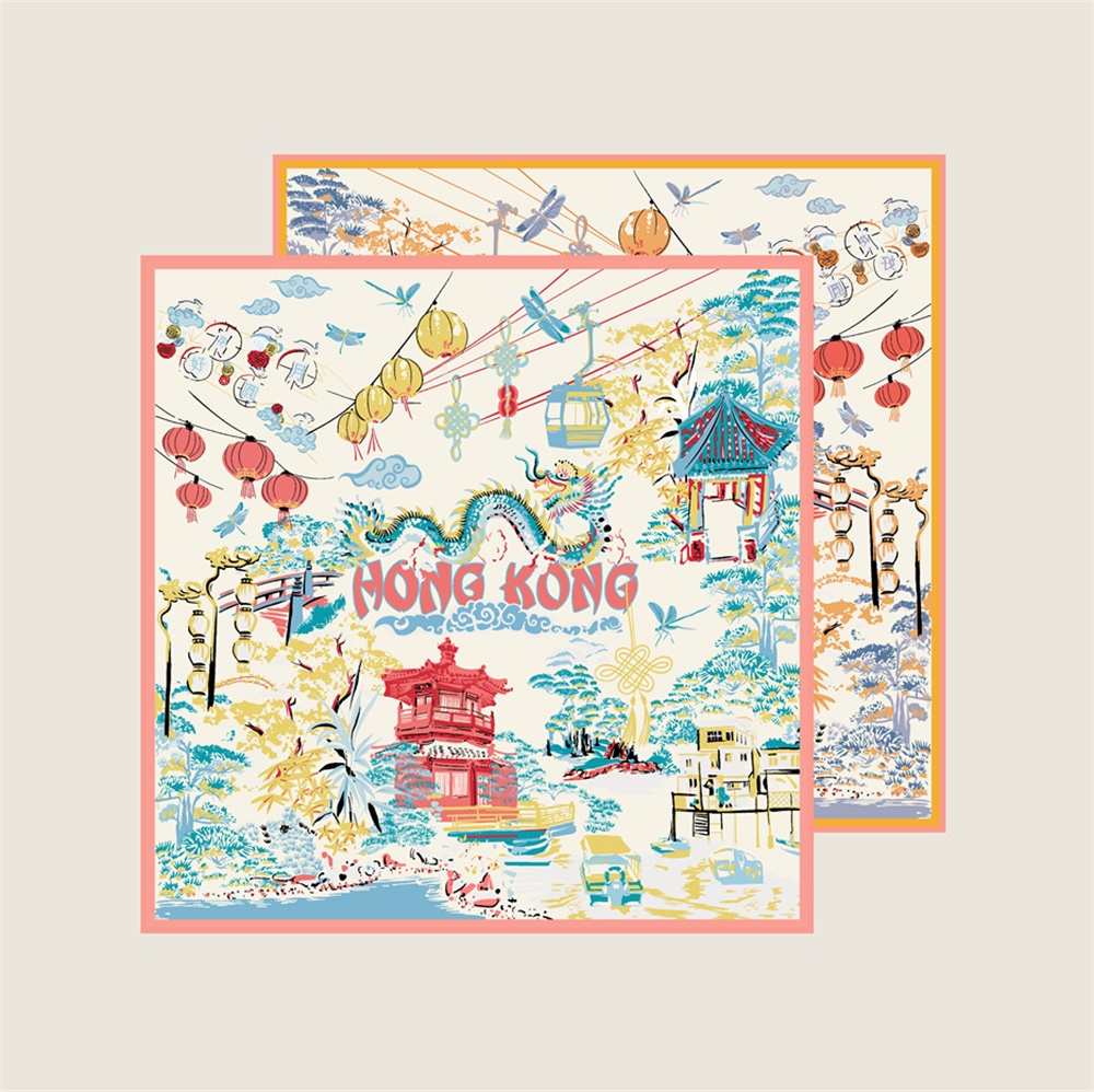 90CMTwill Silk Scarf Women Dou - Scarf Silk Square recensie en prijs