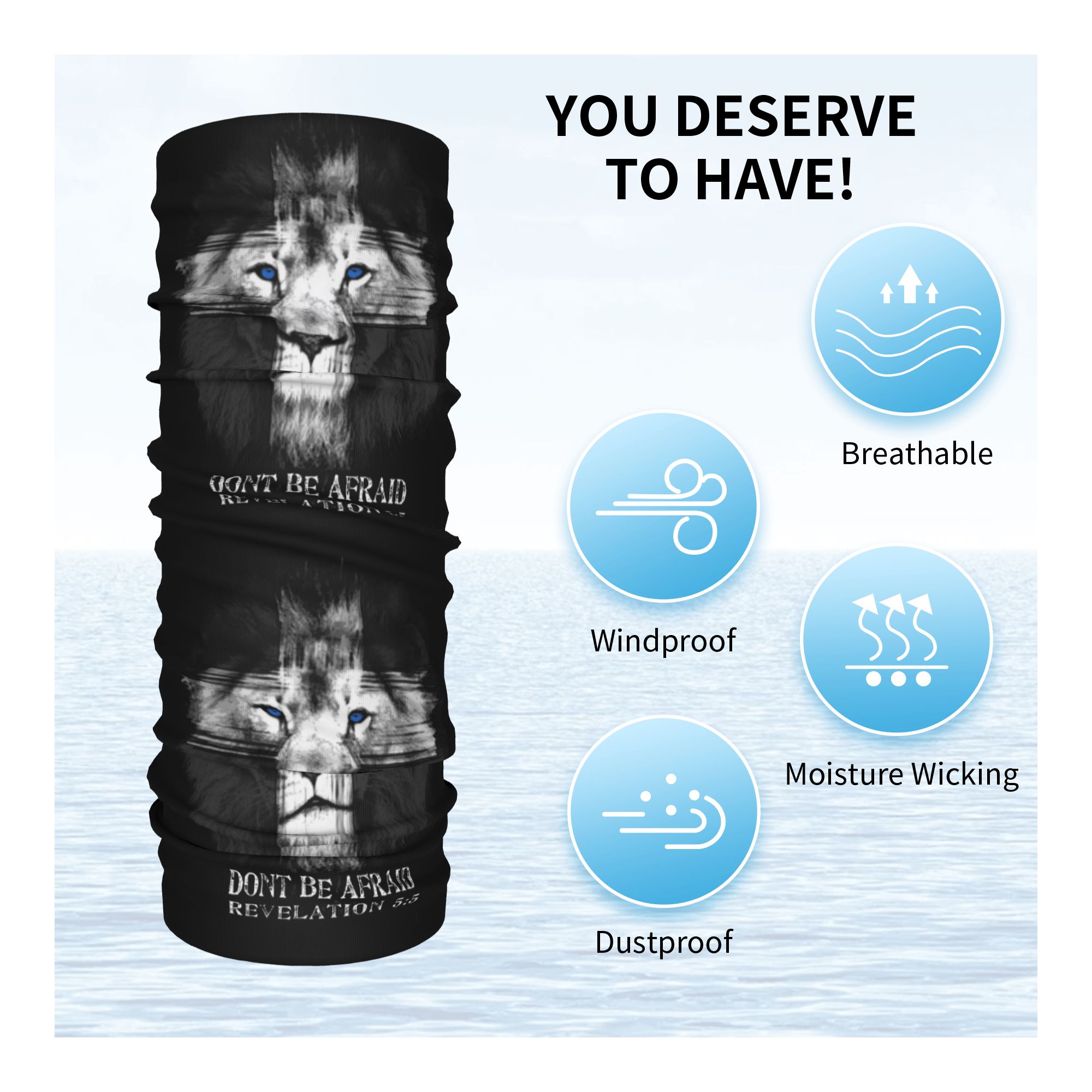 Custom Cool Lion Of Judah Jesu - Neck Warmer Tube recensie en prijs
