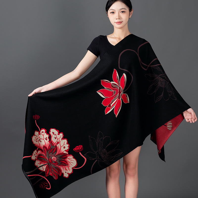 Women Winter Shawl Cashmere Sc - Woven Scarf Blanket recensie en prijs
