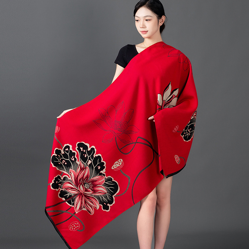 Women Winter Shawl Cashmere Sc - Woven Scarf Blanket recensie en prijs