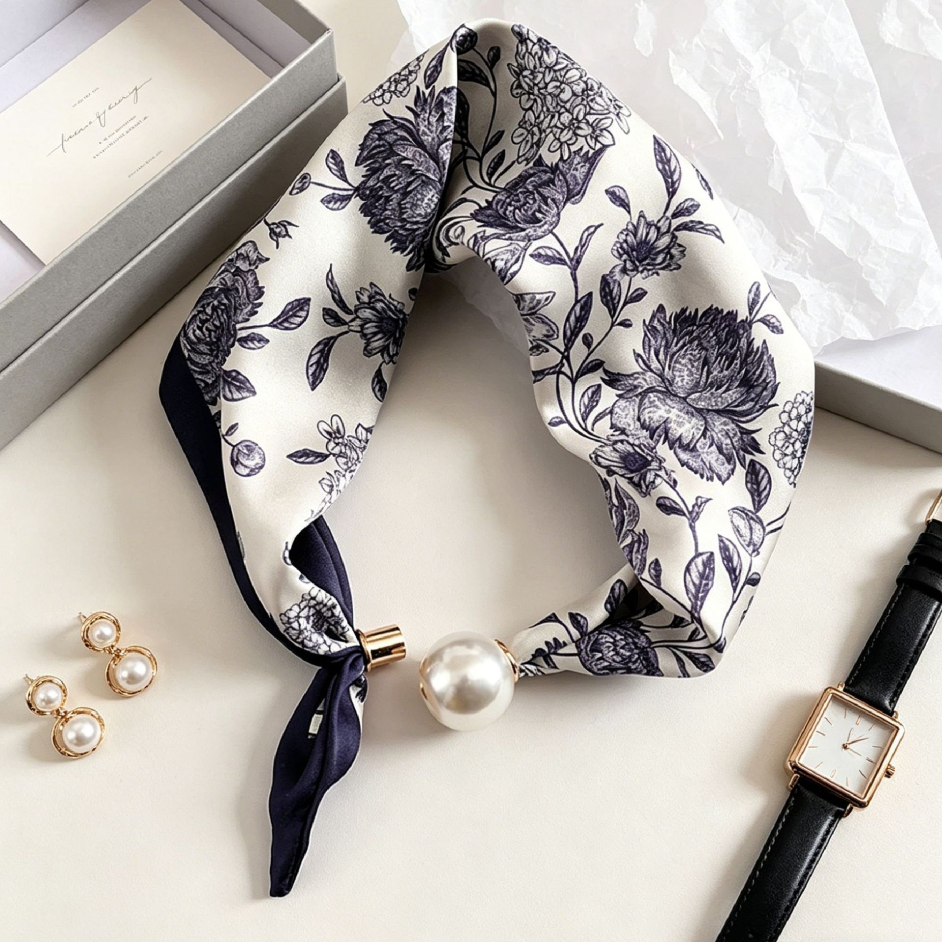 Luxury Knight Pearl Magnetic S - Ascot Neck Scarf recensie en prijs