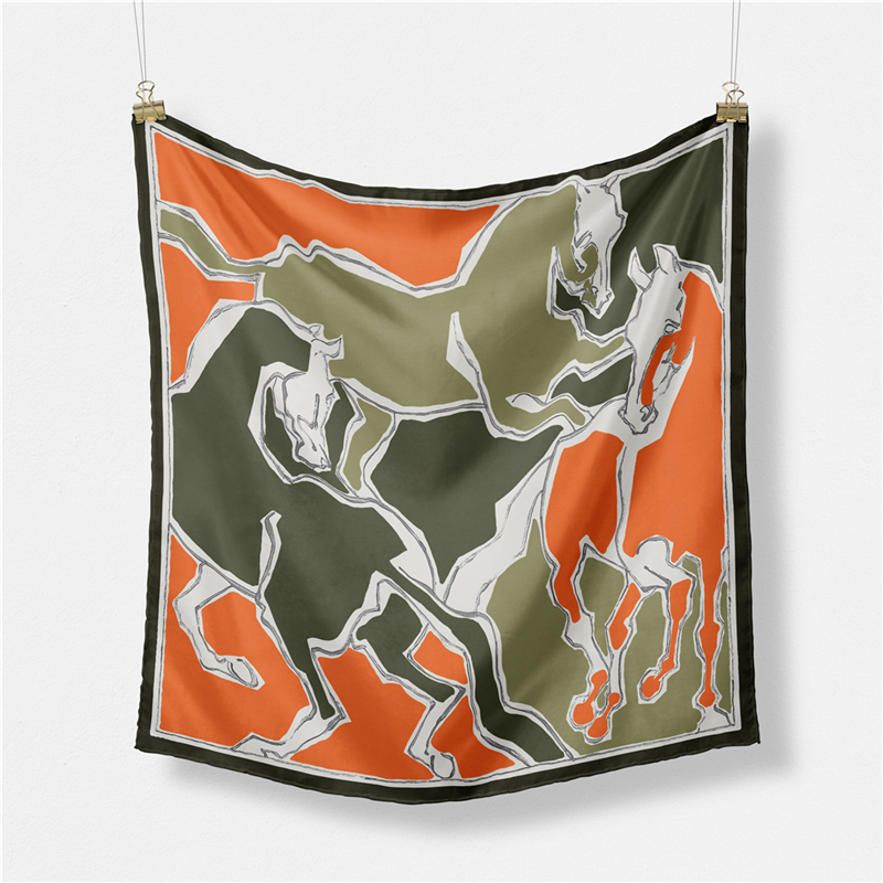 Twill Silk Scarf Woman Three H - Scarf Silk Square recensie en prijs