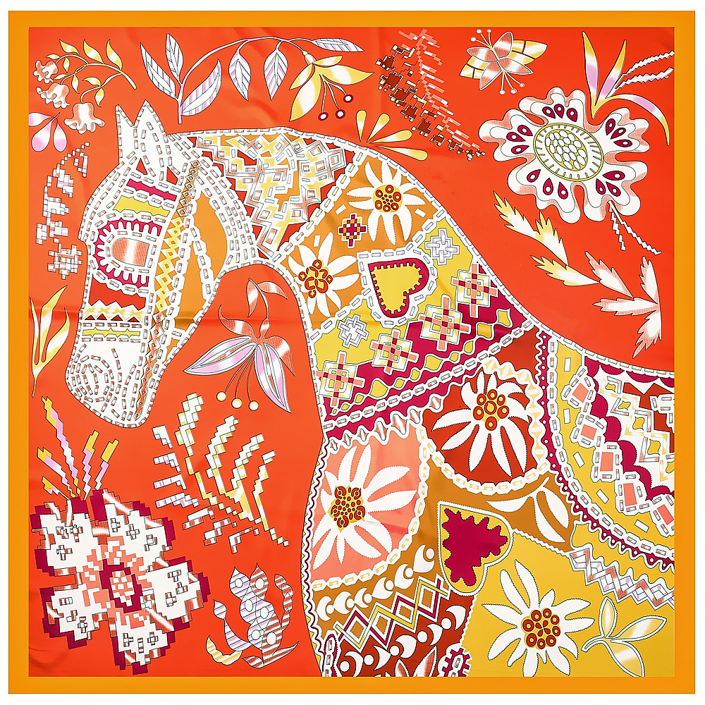130cm Brand Women Scarves Desi - Scarf Silk Square recensie en prijs