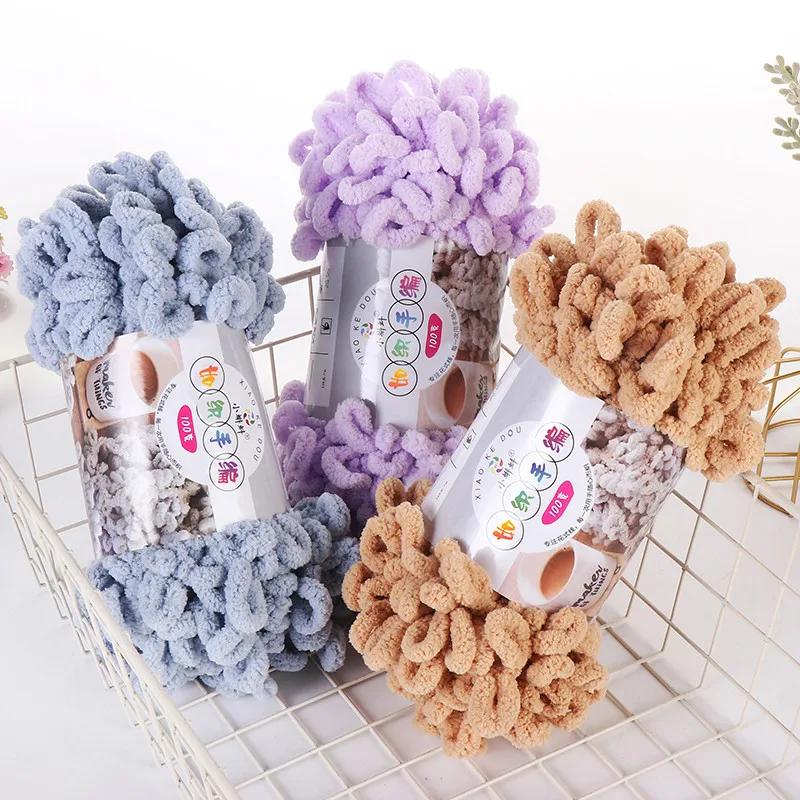 5pcs100g/Roll Puffy Finger Loo - Woven Scarf Blanket recensie en prijs