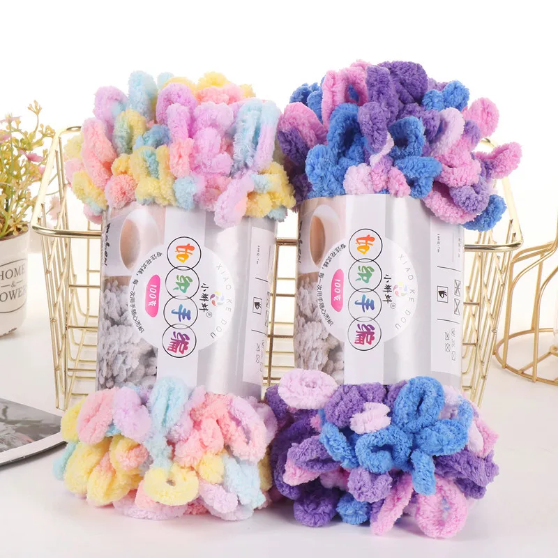 5pcs100g/Roll Puffy Finger Loo - Woven Scarf Blanket recensie en prijs