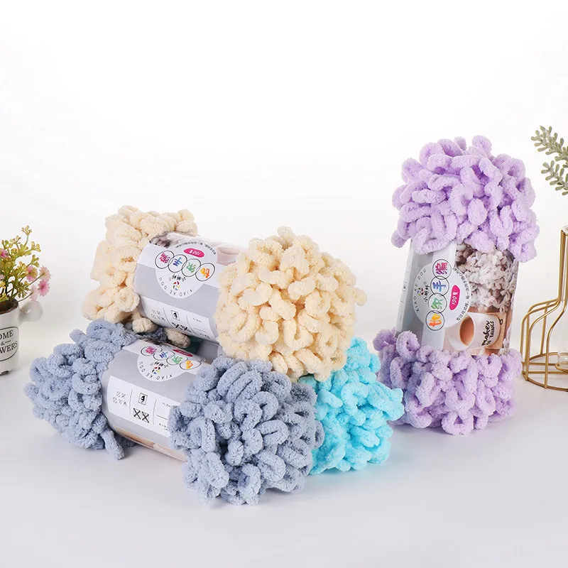 5pcs100g/Roll Puffy Finger Loo - Woven Scarf Blanket recensie en prijs