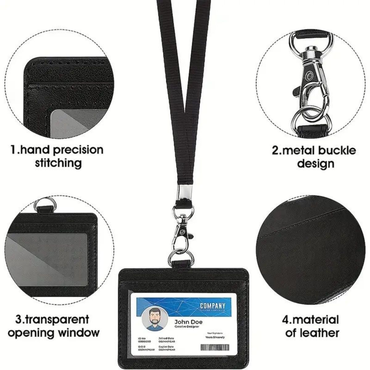 1 pc Horizontal ID badge holde - Lanyard Badge Holder recensie en prijs