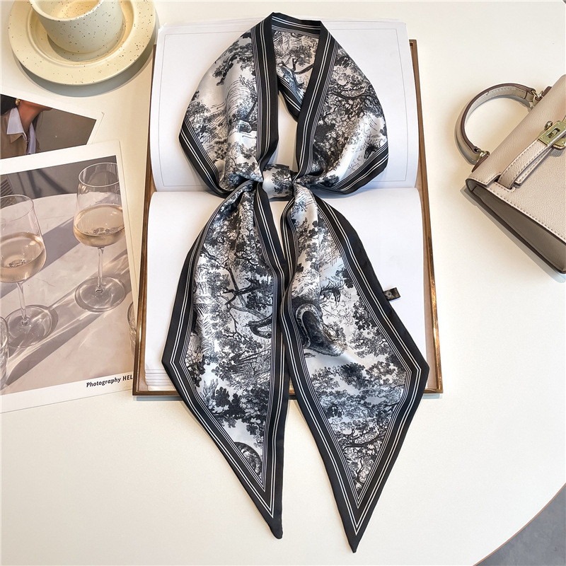 Luxury Long Neckerchief Skinny - Ascot Neck Scarf recensie en prijs