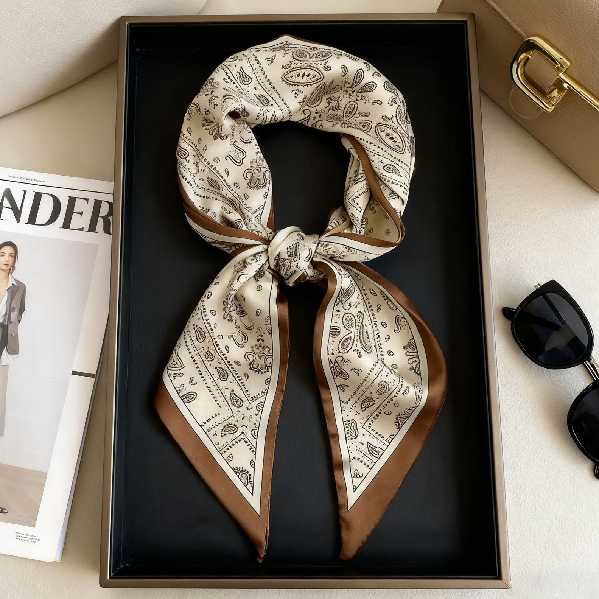 Luxury Long Neckerchief Skinny - Ascot Neck Scarf recensie en prijs