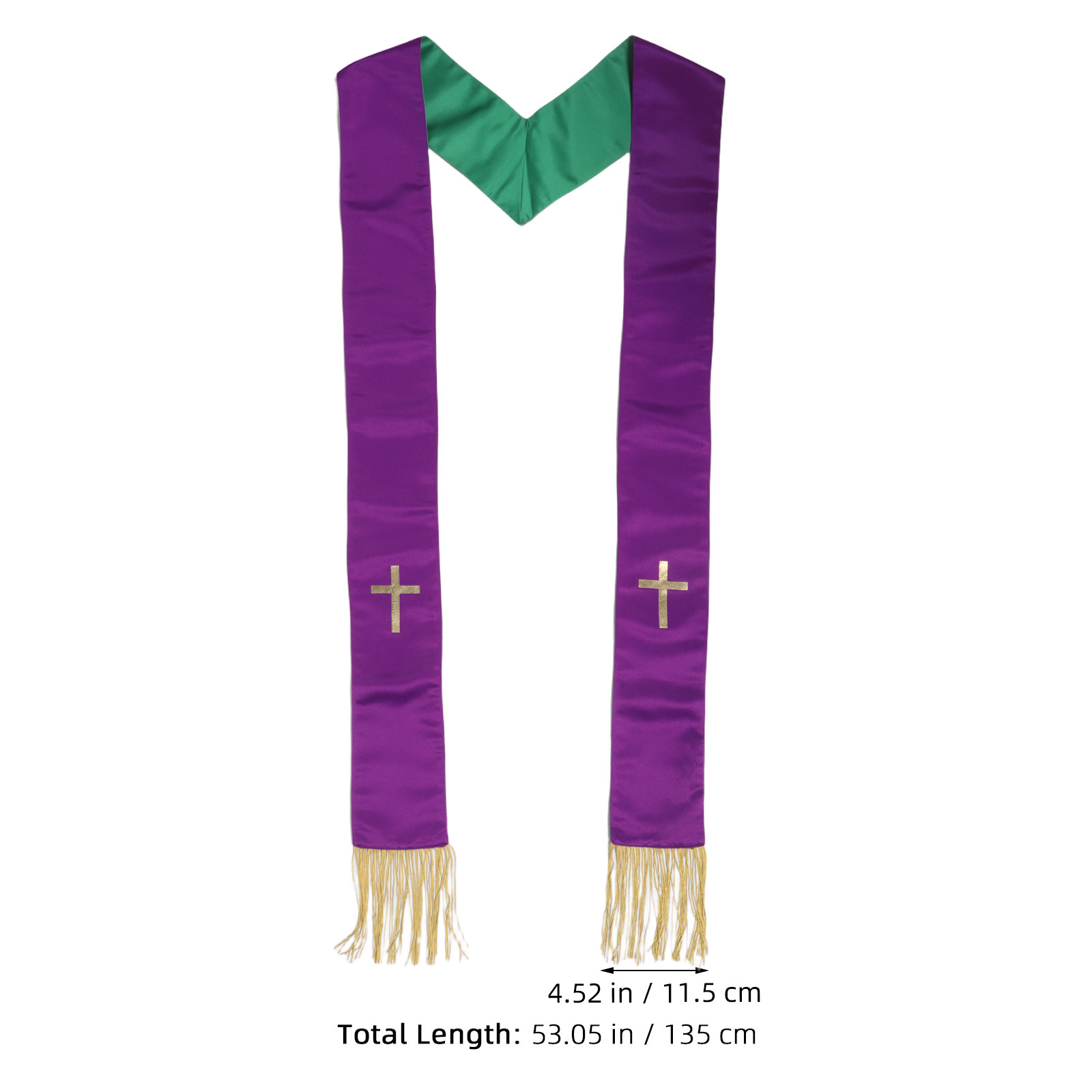 Reversible Embroidered Pastor  - Stole Wedding Shawl recensie en prijs
