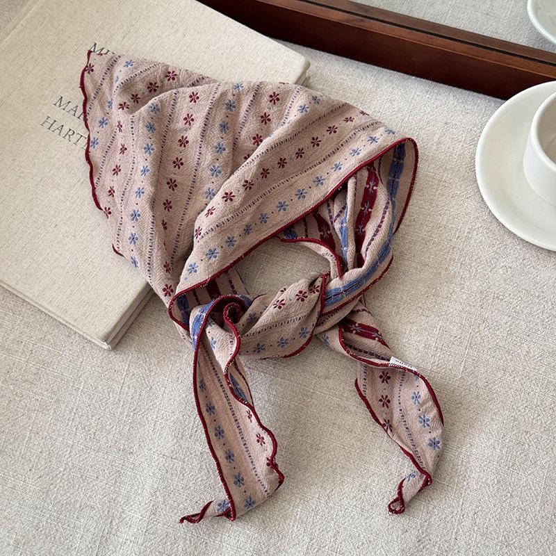 *1Pcs Soft Cotton Linen Triang - Bandana Cotton recensie en prijs
