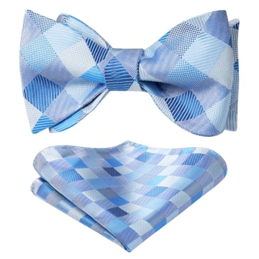 Bow Ties for Men Check Plaid S - Handkerchief Cotton Men recensie en prijs
