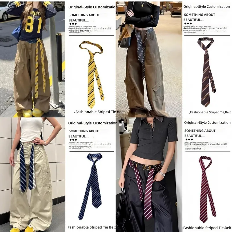 2026 South Korea Dongdaemun St - Silk Tie Striped recensie en prijs