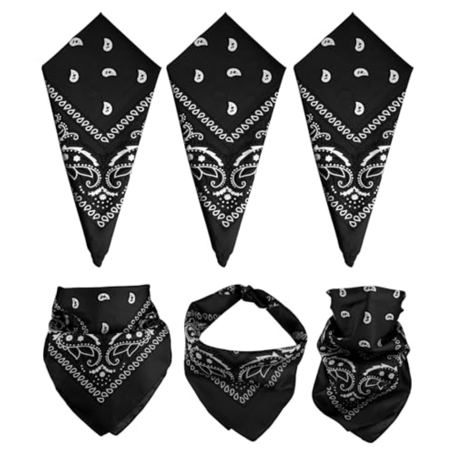 3/6/ Pack Bandanas for Women M - Handkerchief Cotton Men recensie en prijs