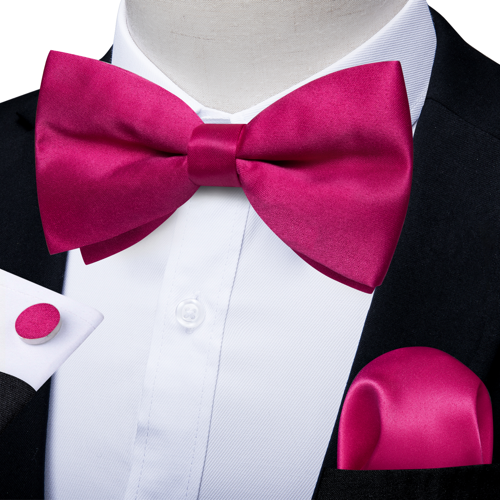 Men's Solid Pre-tied Bowtie Ro - Bow Tie Pre Tied recensie en prijs
