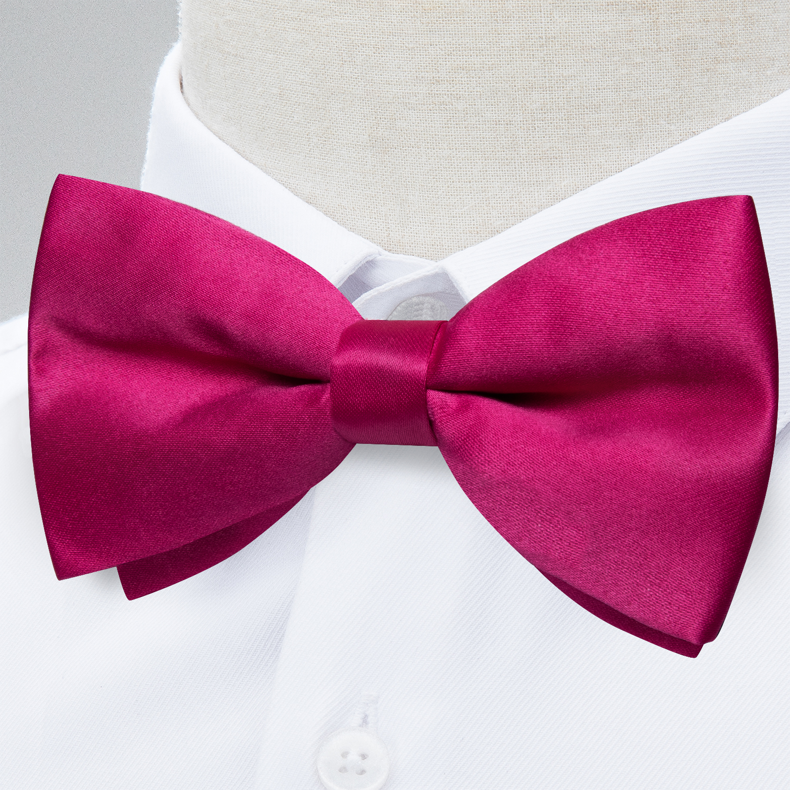 Men's Solid Pre-tied Bowtie Ro - Bow Tie Pre Tied recensie en prijs