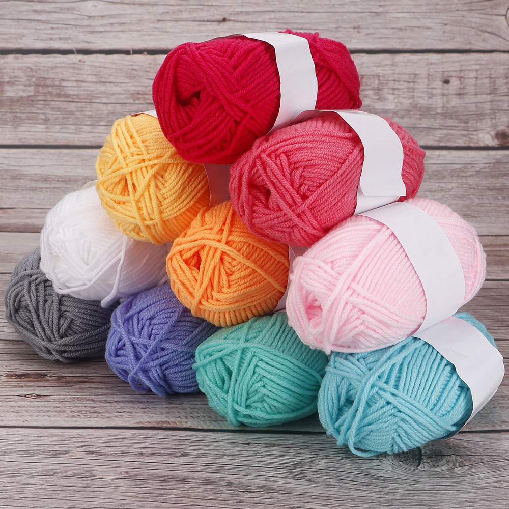 25(50)pcs/bag 4 Ply Milk Cotto - Woven Scarf Blanket recensie en prijs