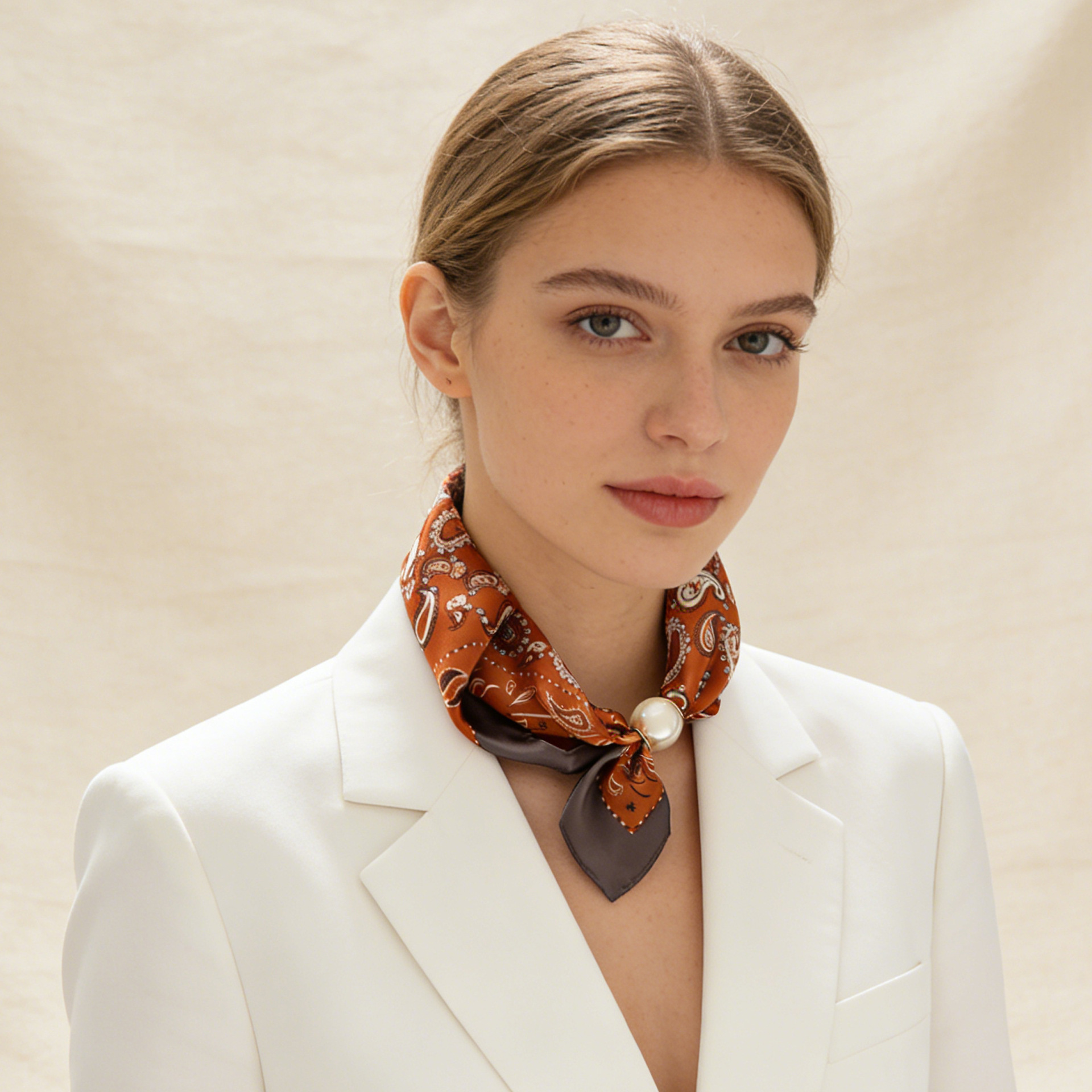 Scarf Chain Silk Lazy Magnetic - Ascot Neck Scarf recensie en prijs