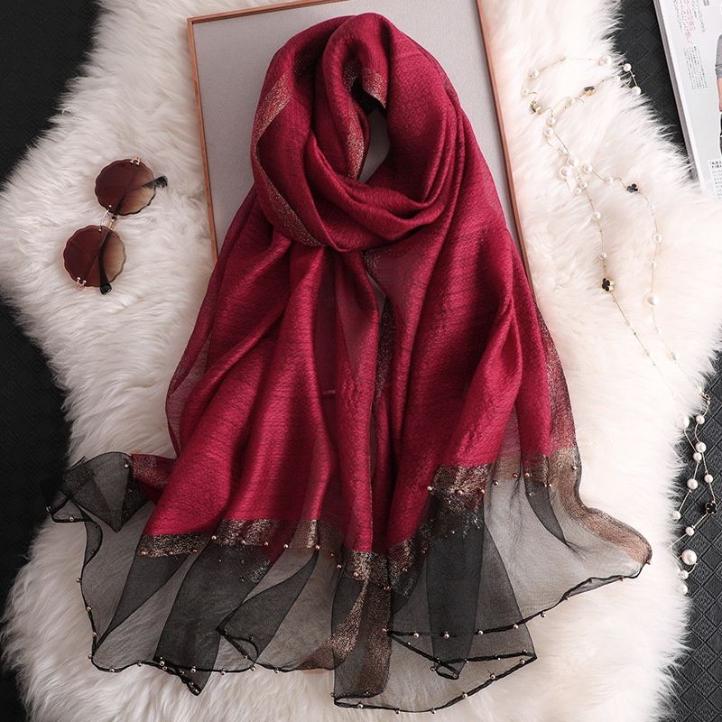 2024 Luxury 100% Silk Shawl Sc - Scarf Silk Square recensie en prijs