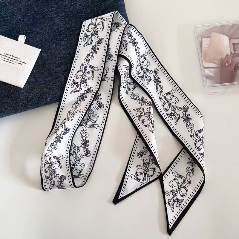 Black White Double Sided Paisl - Ascot Neck Scarf recensie en prijs