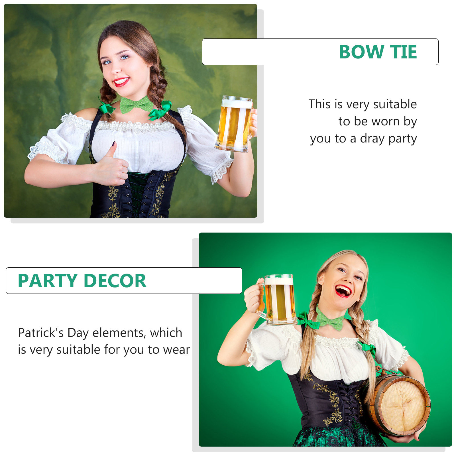 2Pcs Kids Bowtie Set St Patric - Bow Tie Pre Tied recensie en prijs