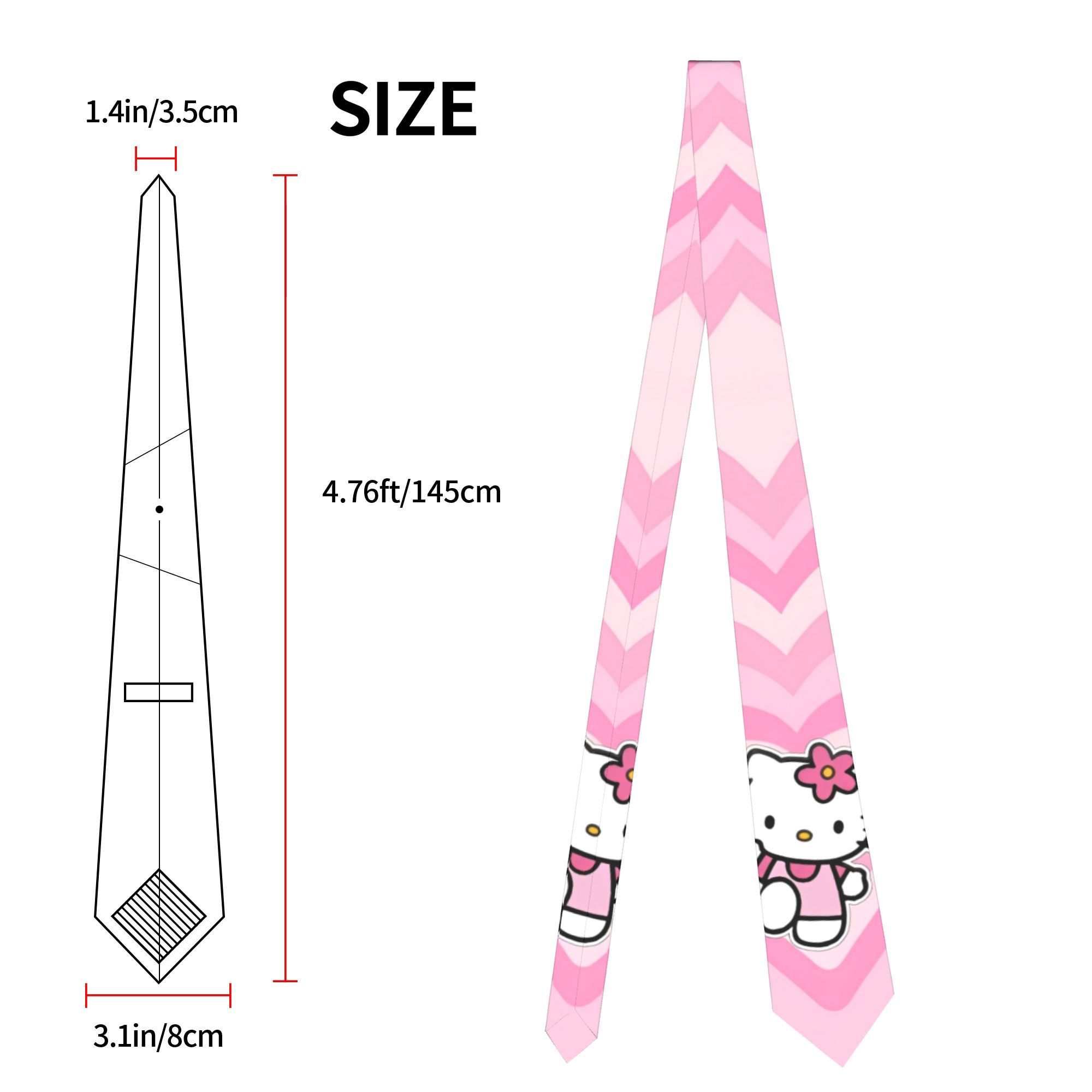 Hello Kitty Say Hello Necktie  - Skinny Tie Men recensie en prijs