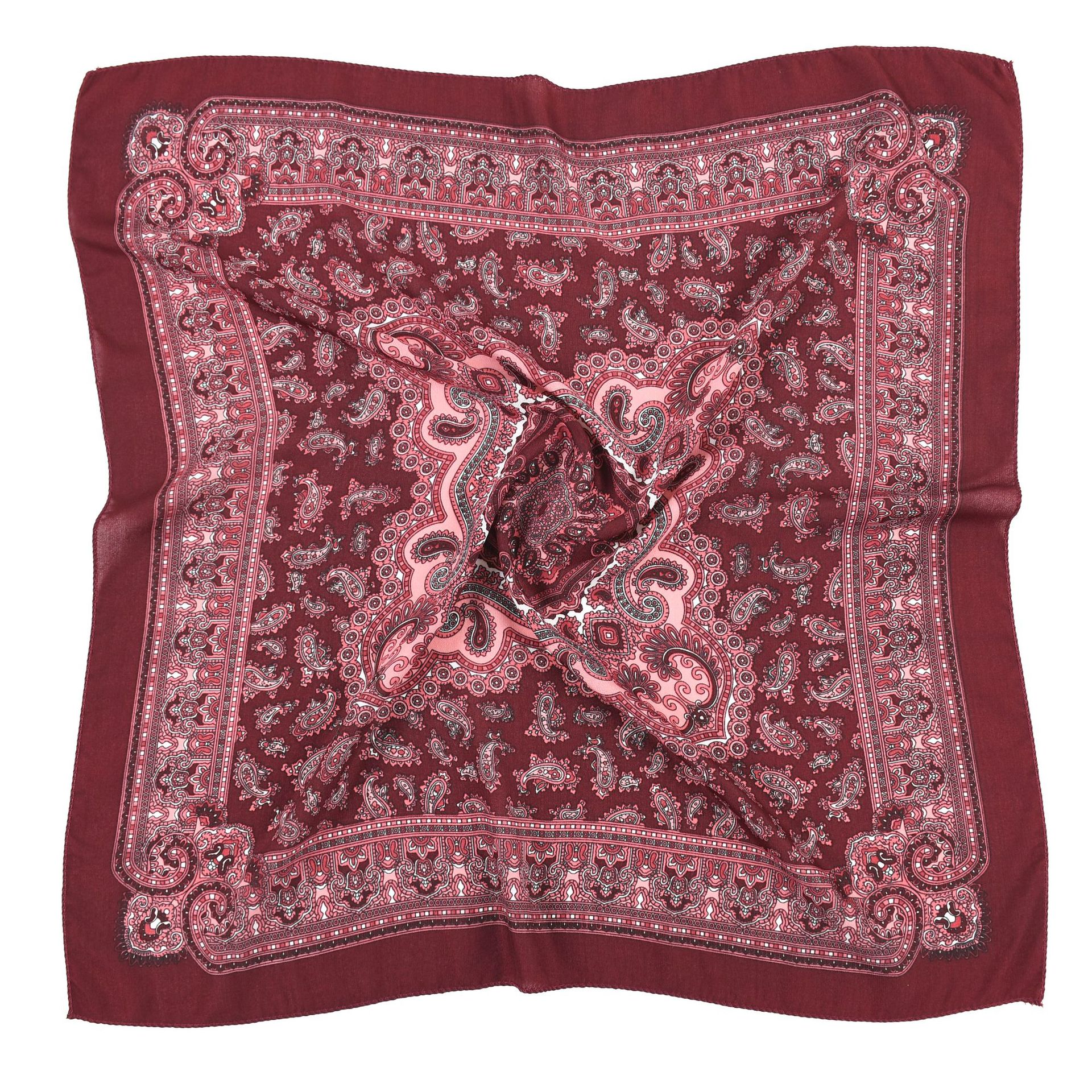 70*70cm Women Retro Floral Rus - Bandana Cotton recensie en prijs