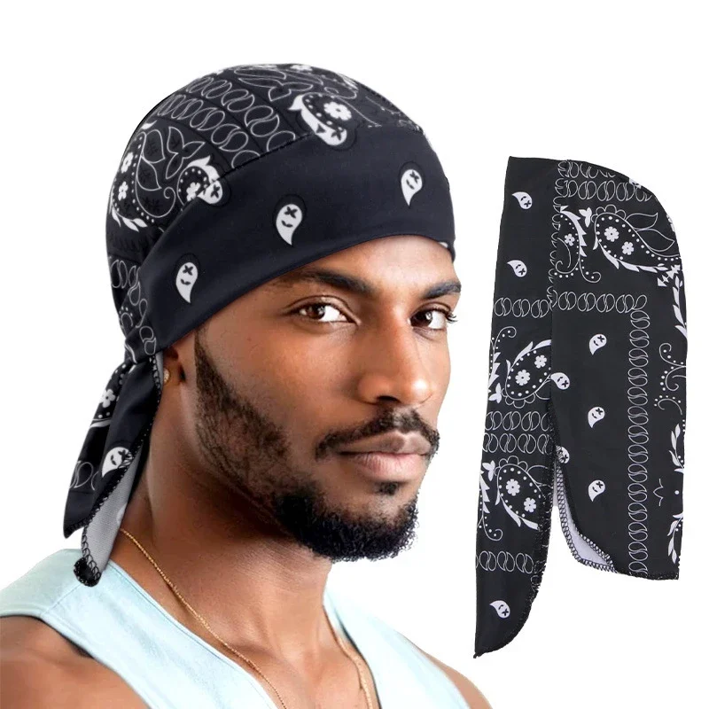 New Men Women Print Durag Du-R - Bandana Doo Rag recensie en prijs
