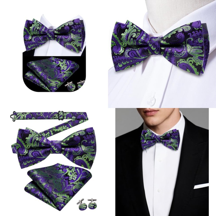 Mens Paisley Striped Bowtie Se - Bow Tie Pre Tied recensie en prijs