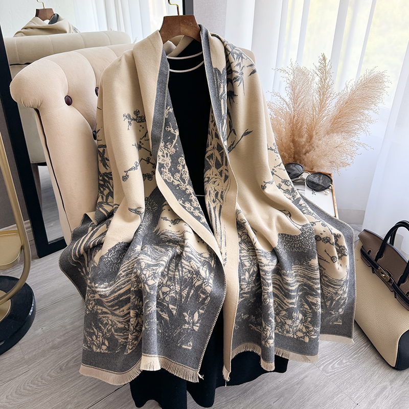 Women Winter Cashmere Scarf Wh - Woven Scarf Blanket recensie en prijs