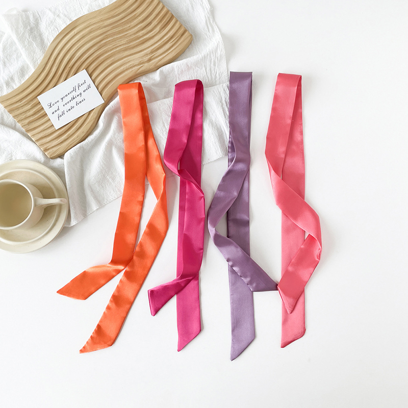 4x100cm Satin Silk Narrow Scar - Silk Neck Scarf recensie en prijs