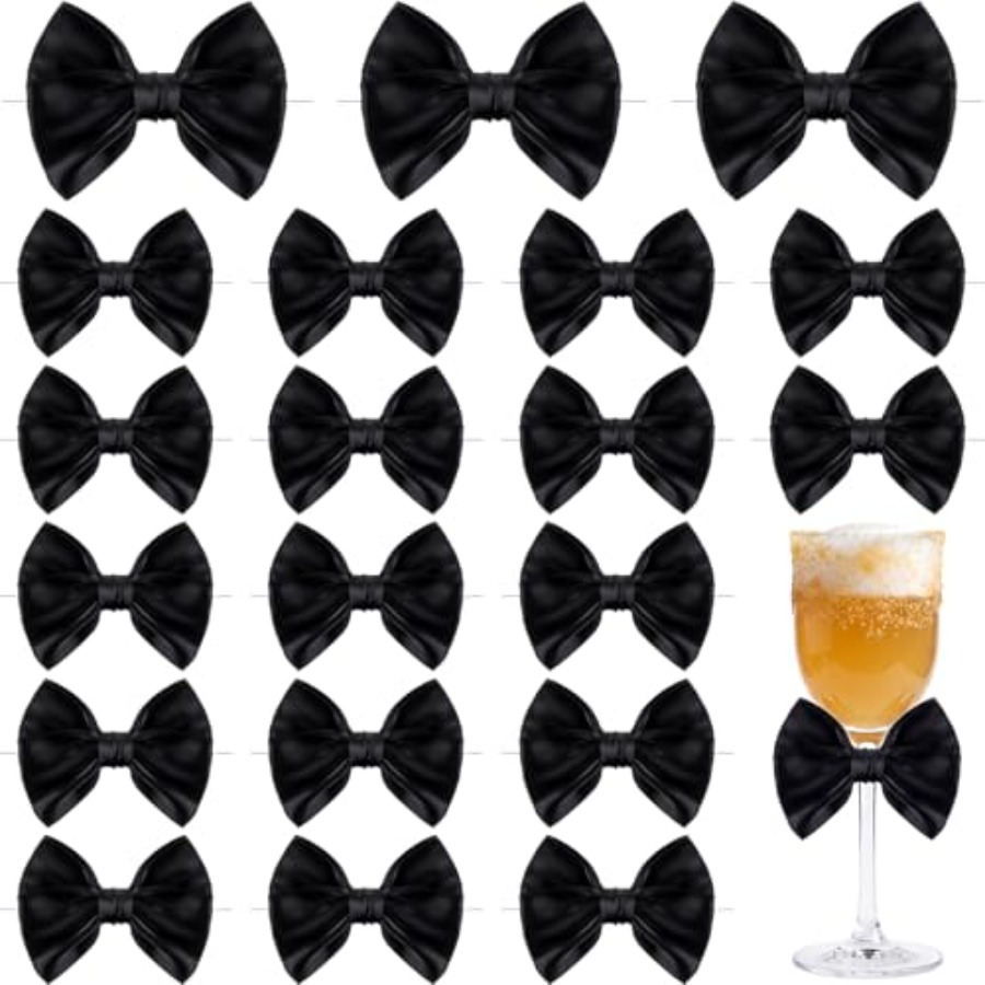 Black 48 Pcs 3.5 Inch Bows wit - Bow Tie Pre Tied recensie en prijs