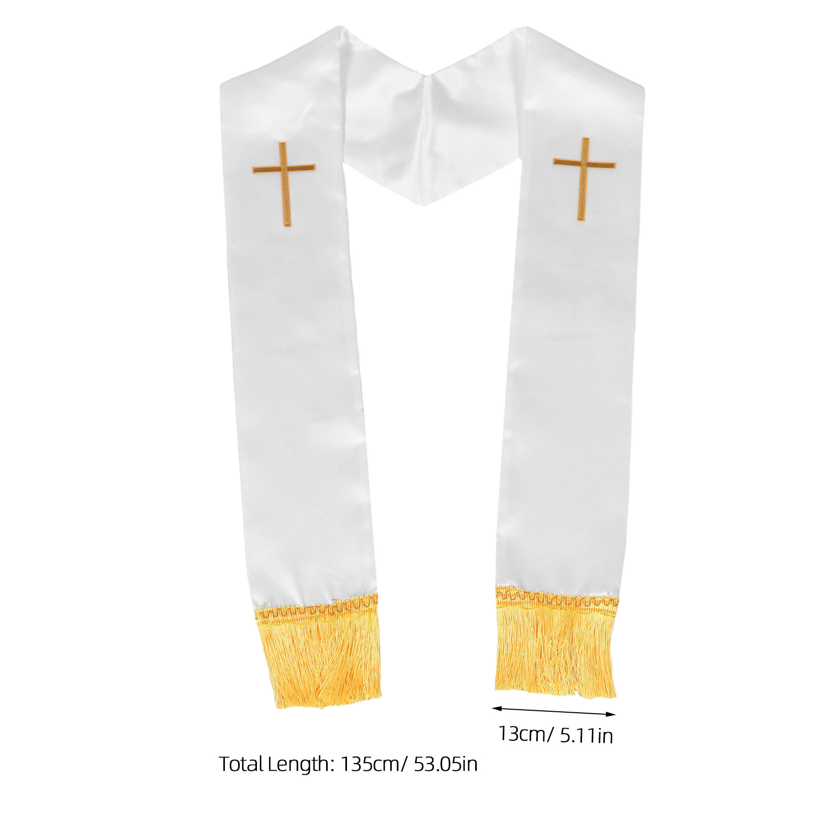 Clergy Stole Embroidered Cross - Stole Wedding Shawl recensie en prijs