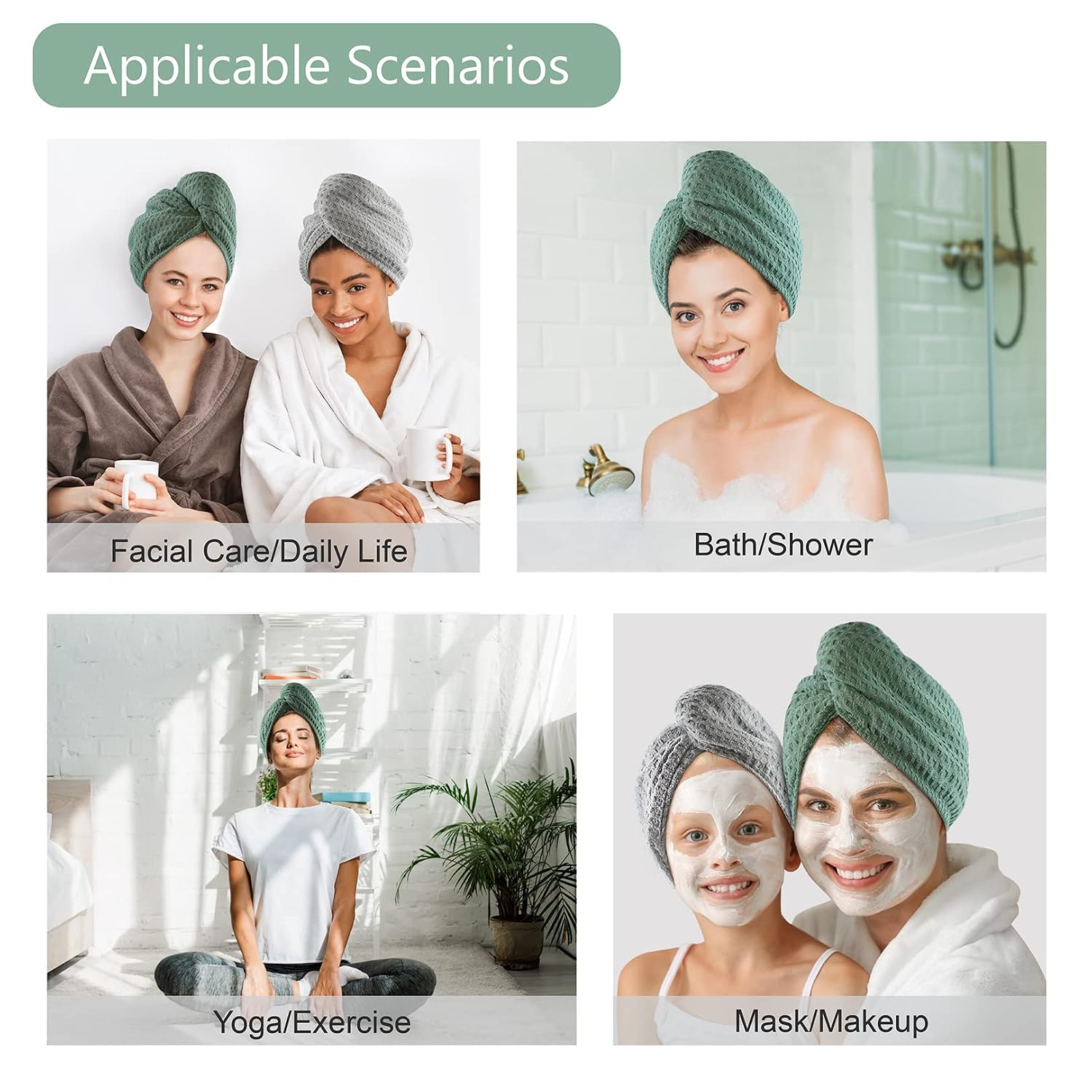 Microfiber Hair Drying Towel - - Head Wrap Turban recensie en prijs
